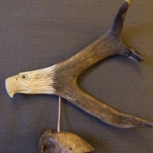 Authentic Caribou Antler Carving